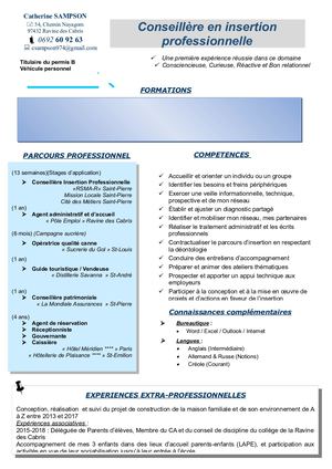 Cv Cip Catherine Sampson