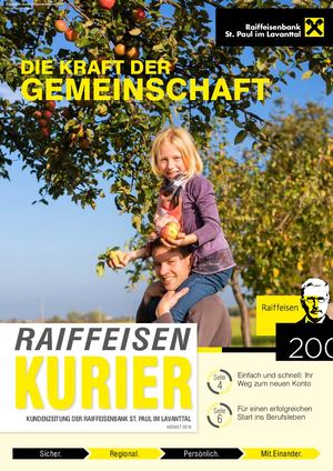 Raiffeisen Kurier der Raiffeisenbank St. Paul