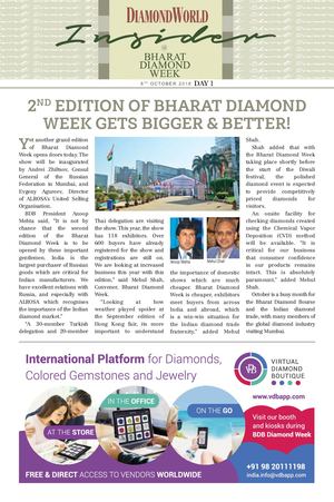 Bharat Diamond Week 2018 - Day 1