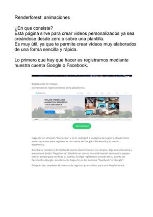 Renderforest Explicacion