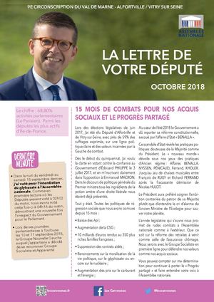 La lettre du Député Luc Carvounas #1