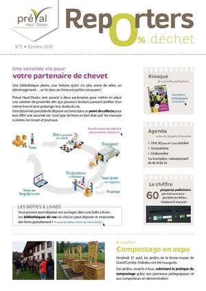 [ LETTRE D'INFO N°5 ] Reporters 0% déchet