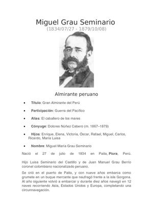 Miguel Grau Seminario