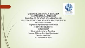 Aplicaciones Informaticas En Contextos Educativos Monica Gonzalez Hernandez 3 446 587 Diccionario Pictorico Converted