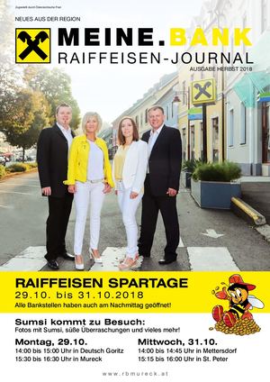 Kundenmagazin der Raiffeisenbank Mureck