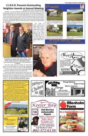 The Islander, October 9, 2018