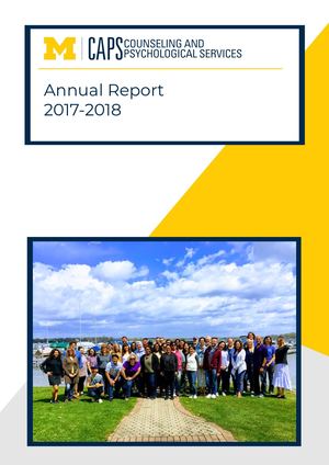 CAPS Annual Report 2017-2018