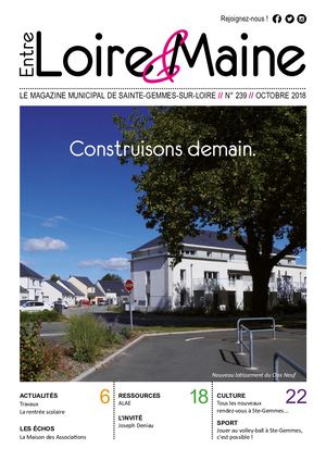 Entre Loire et Maine n°239 / OCTOBRE 2018