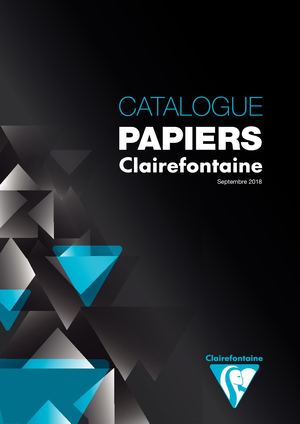 Catalogue Papeteries de Clairefontaine 2018