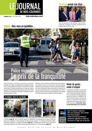 Le Journal de Bois-Colombes JBC n°128 Octobre-Novembre 2018