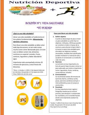 Boletín Vida Saludable