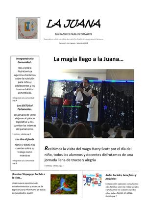 La Juana Periodico Agosto Setiembre