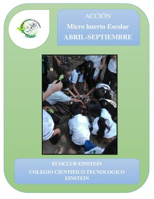 Proyecto Micro Huerto Escolar