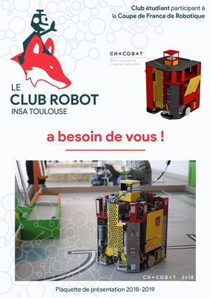 Plaquette de présentation du Club Robot