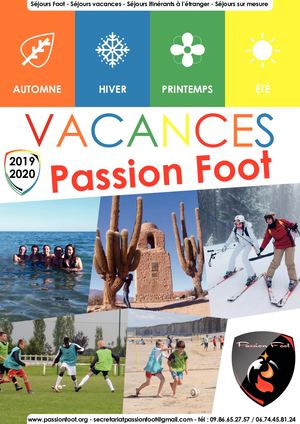 Catalogue Passion foot