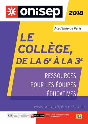 College 6e 3e Paris 2018 IDF