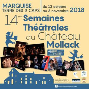 Programme 14èmes Semaines Théâtrales du Château Mollack - Marquise