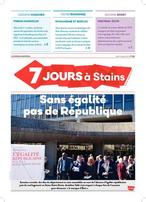 7 Jours à Stains n°986 du 11 octobre 2018