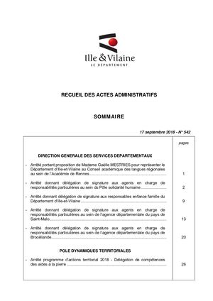 Raa N° 542 Cp Aout Et Arretes