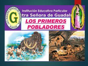 Primeros Pobladores 6to