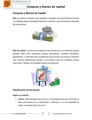 Compras Y Bienes De Capital