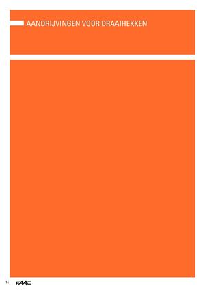Catalogus FAAC Draaihekopeners (2017).
