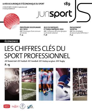Jurisport N°189 Septembre 2018