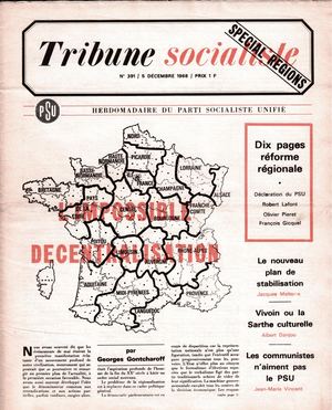 Tribune socialiste N°391 - 5 décembre 1968