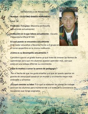 Entrevista A UN Pedagogo