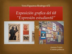 Exposición Grafica Del 68