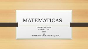 Matematicas