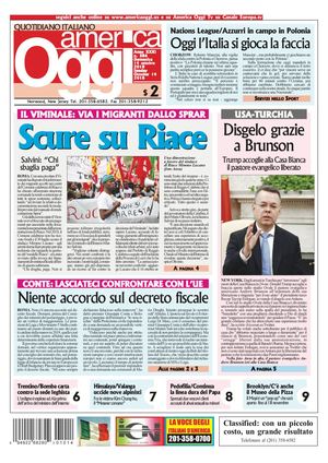 America Oggi 14 Ottobre 2018