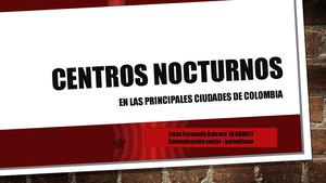 Centros Nocturnos
