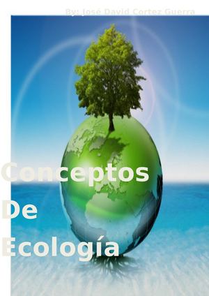 Conceptos De Ecología