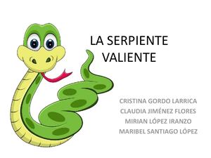 Cuento La serpiente valiente