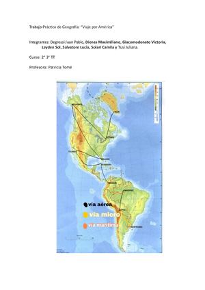 Viaje por América