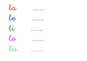 La Le Li Lo Lu