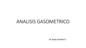 Analisis Gasometrico