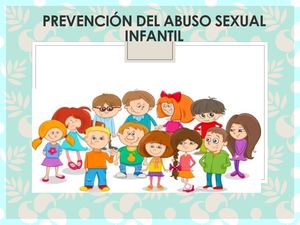 El Abuso Sexual Infantil