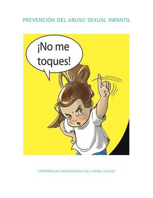 Prevención Del Abuso Sexual Infantil