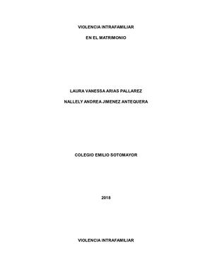 Violencia Intrafamiliar Proyecto Terminado