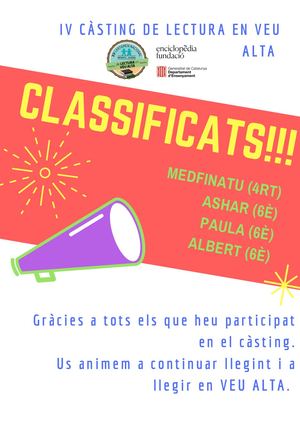 Classificats CLVA 2018