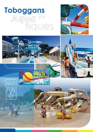 Catalogue TOBOGGANS AQUATIQUES 2018
