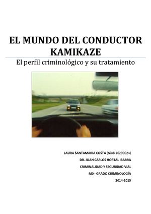 El Mundo Del Conductor Kamikaze