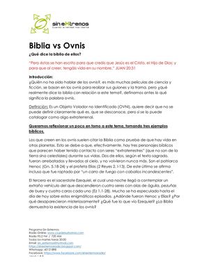 029 Biblia Vs Ovnis Sin Extremos