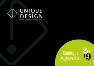 UniqueDesign - Catalogue Agenda 2019