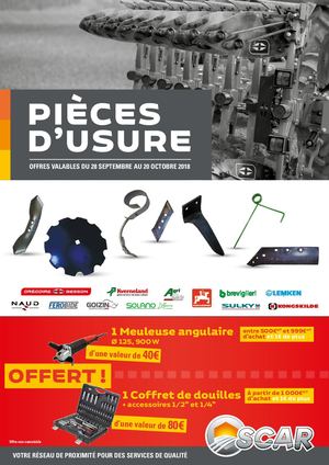 Promo Pieces Usures 2018