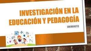Investigación En La Educación