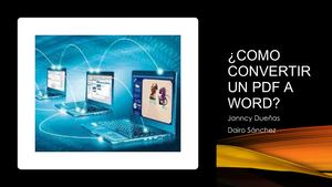 Como Convertir Un Pdf A Word