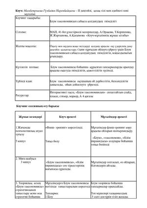 Коучинг блум